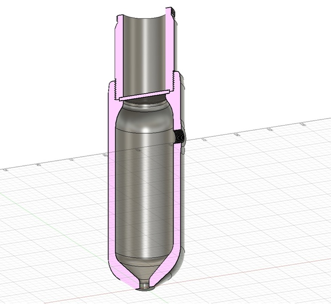 Projekt nowej głowicy w programie Fusion360