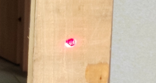 Weryfikacja pokrycia torów wiązki podczerwieni i wiązki testowej Weryfikacja pokrycia torów wiązki podczerwieni i wiązki testowej